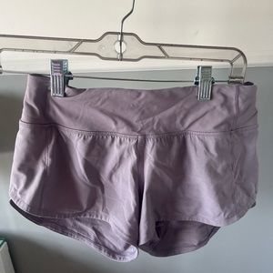 Lululemon purple shorts, size 2